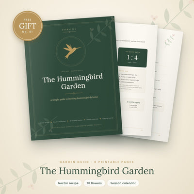 The Hummingbird Garden printable garden guide