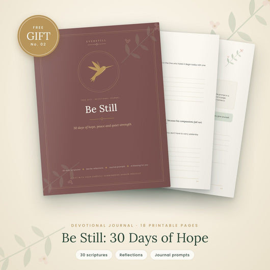 Be Still: 30 Days of Hope printable devotional journal