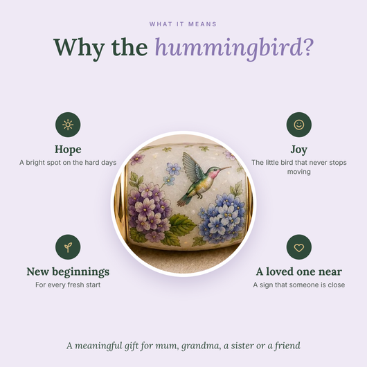 The Everstill™ Hummingbird Garden Bracelet — Keepsake Gift Box